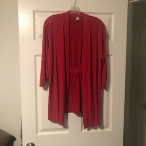 Jockey P2P Red Cardigan - Women’s large